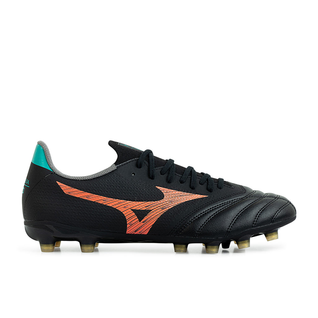MIZUNO MORELIA NEO V BETA SELECT FG - BLACK/LAVA ORANGE/ARCADIA