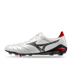 MIZUNO MORELIA NEO V JAPAN FG - WHITE/BLACK/CHINESE RED