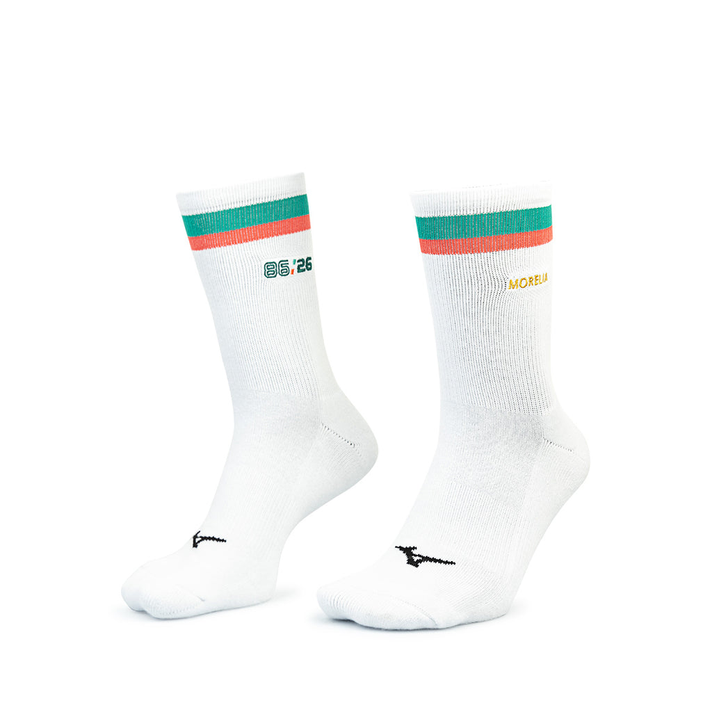 MIZUNO MORELIA SOCKS - WHITE