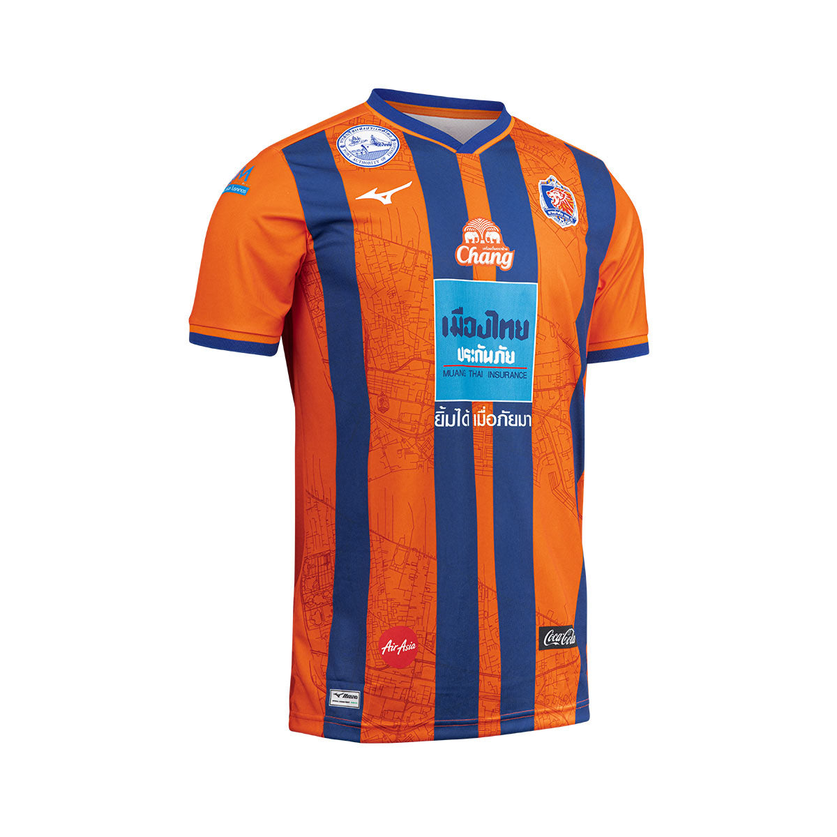 MIZUNO PORT FC 2025/2026 HOME REPLICA JERSEY - ORANGE/BLUE
