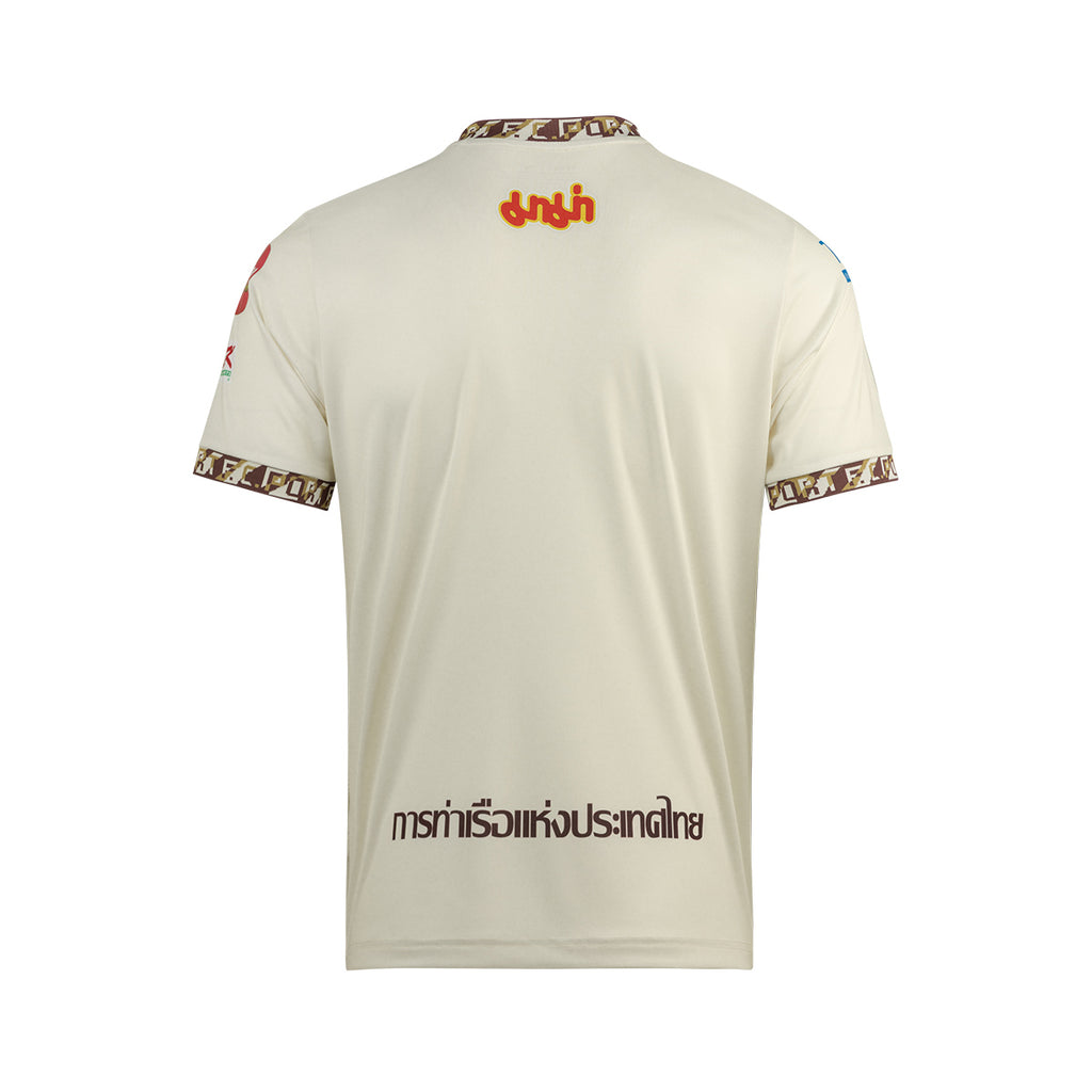 MIZUNO PORT FC 2026/2027 AWAY REPLICA JERSEY - CREAM/BROWN
