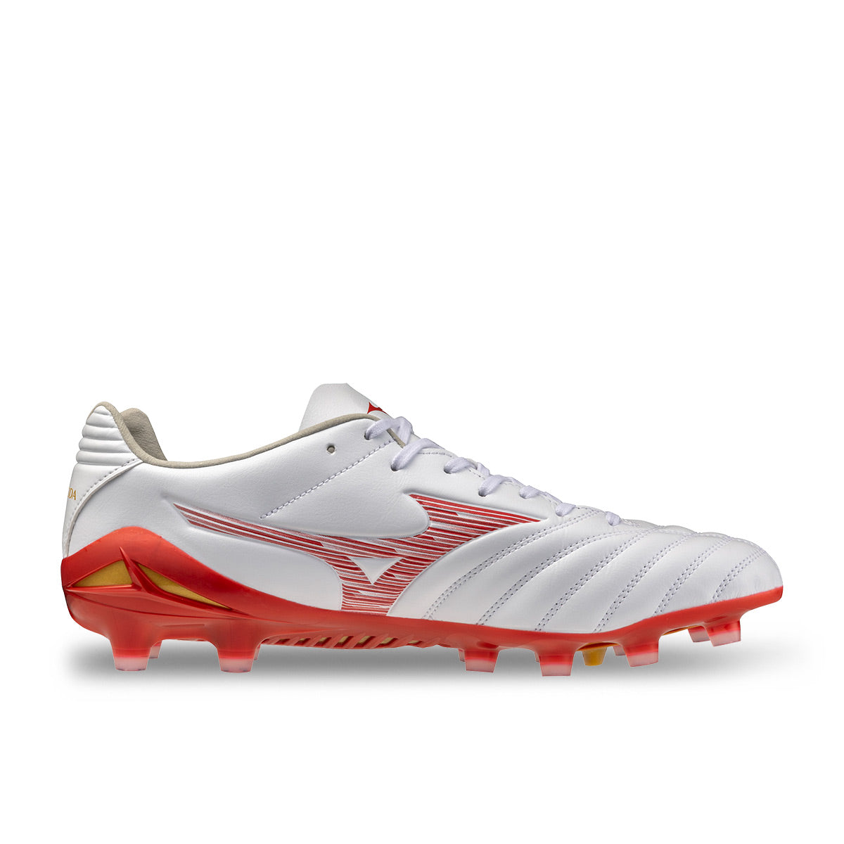MIZUNO MONARCIDA NEO III PRO FG - WHITE/MORELIA 40TH RED