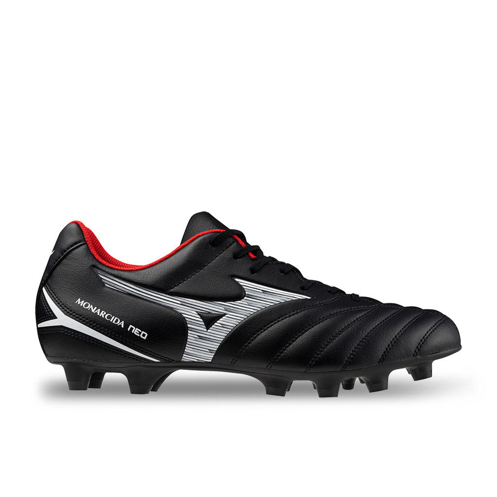 MIZUNO MONARCIDA NEO III SELECT FG - BLACK/WHITE/CHINESERED