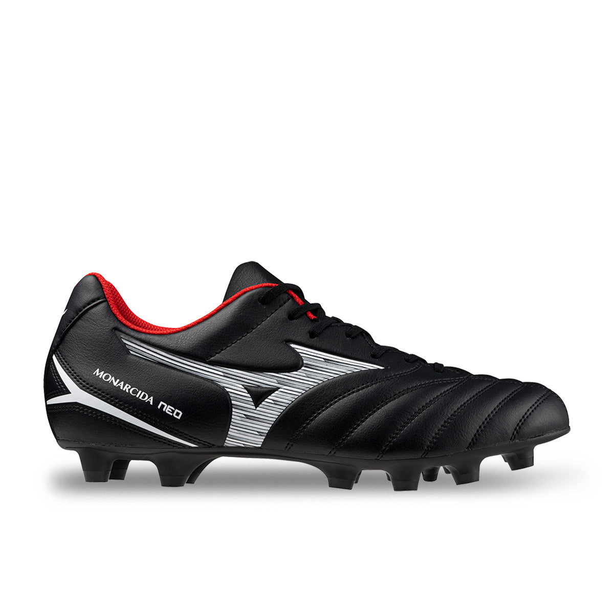 MIZUNO MONARCIDA NEO III SELECT FG - BLACK/WHITE/CHINESERED