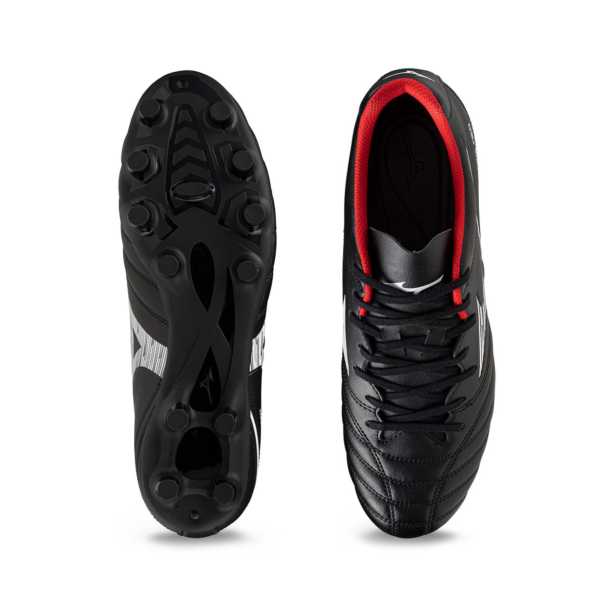 MIZUNO MONARCIDA NEO III SELECT FG - BLACK/WHITE/CHINESERED