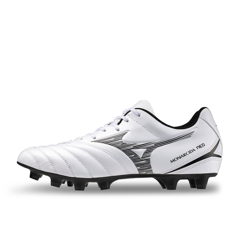 MIZUNO MONARCIDA NEO III SELECT FG - WHITE/BLACK/CHINESERED