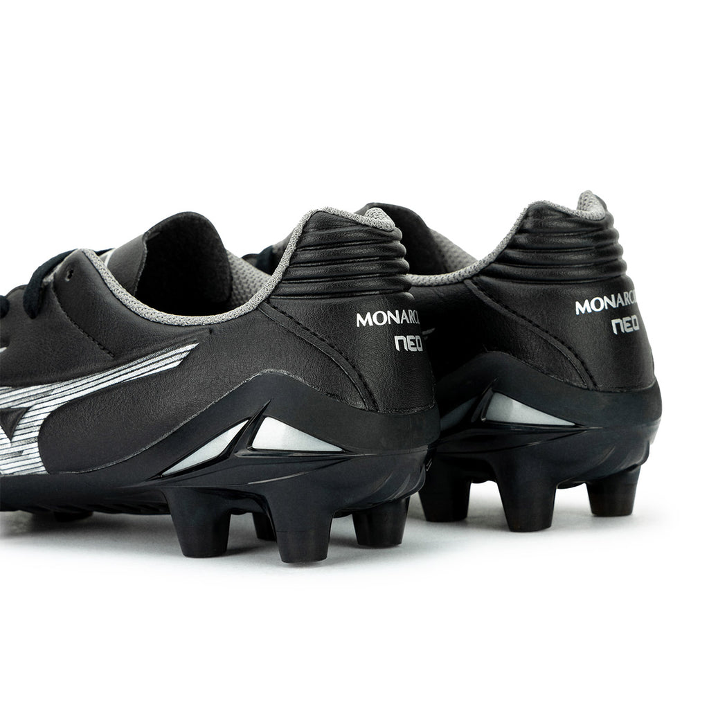 MIZUNO MONARCIDA NEO III PRO JR FG - BLACK/GALAZY SILVER/DARK SHADOW