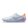 MIZUNO MORELIA NEO V PRO FG - BLUE FINCH/CORNFLOWER BLUE/LAVA ORANGE