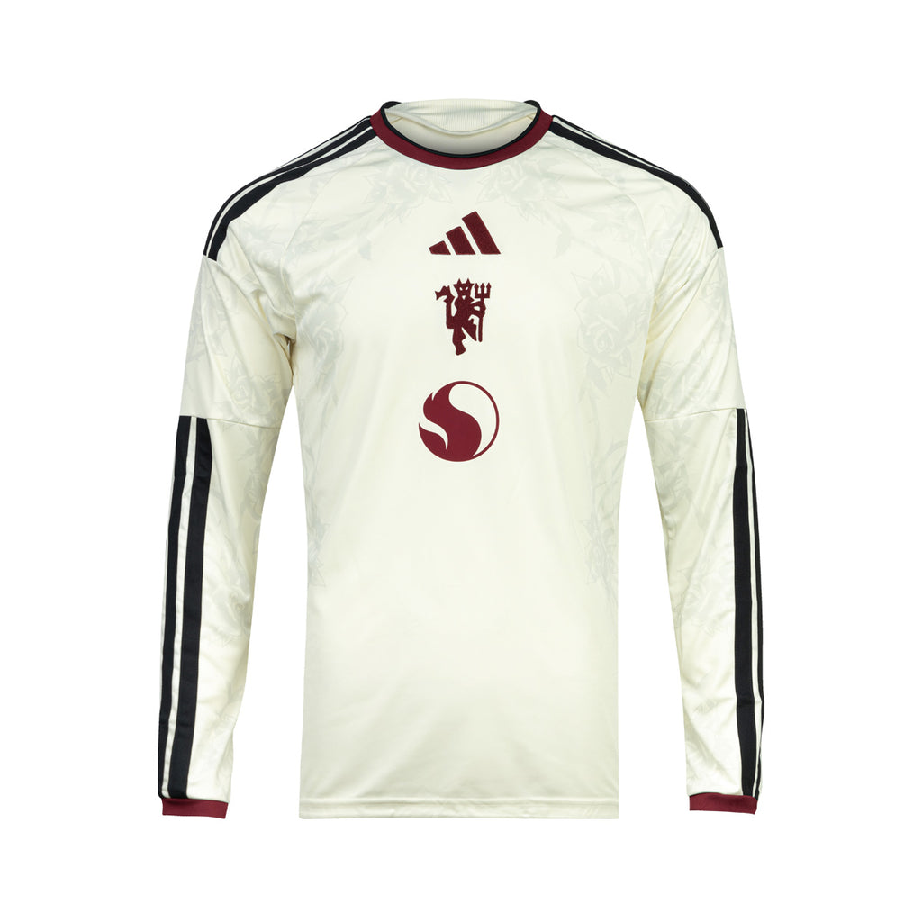 ADIDAS MANCHESTER UNITED 2026/2027 THIRD REPLICA LONG SLEEVE JERSEY - IVORY