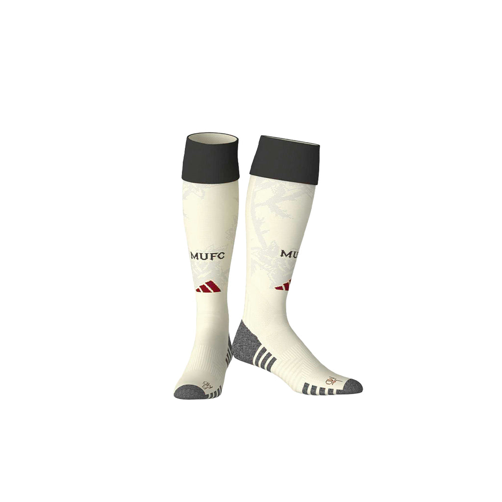 ADIDAS MANCHESTER UNITED 2026/2027 THIRD SOCKS - IVORY