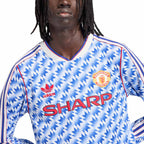 ADIDAS MANCHESTER UNITED 1990 AWAY LONG SLEEVE JERSEY - MULTICOLOR