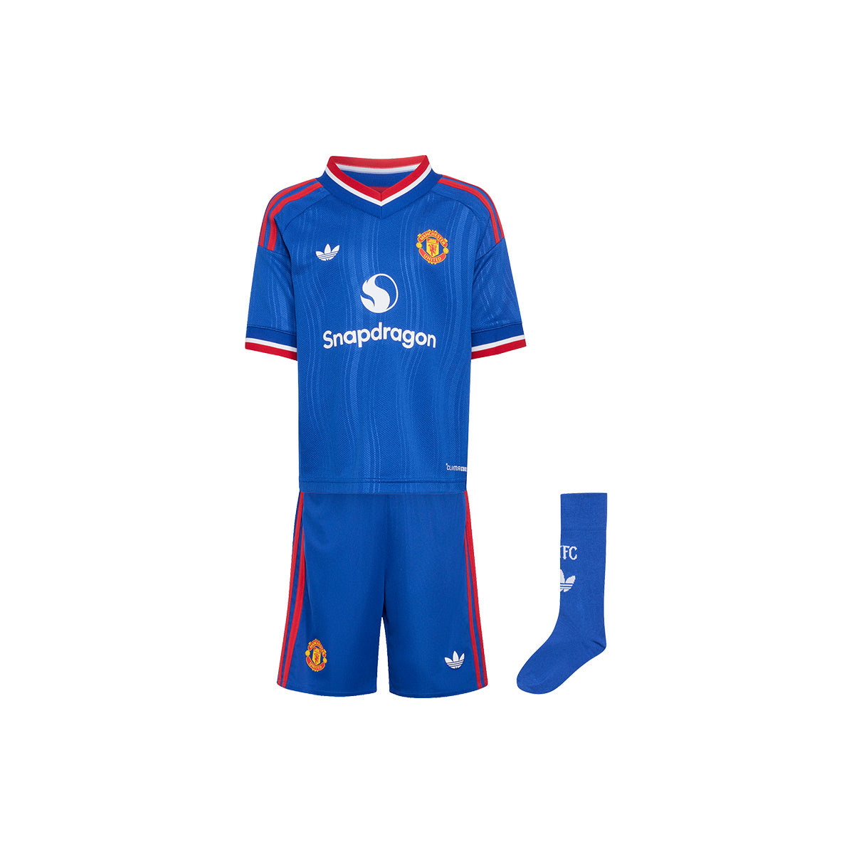 ADIDAS MANCHESTER UNITED 2026/2027 AWAY MINI JERSEY - TEAM ROYAL BLUE