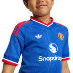 ADIDAS MANCHESTER UNITED 2026/2027 AWAY MINI JERSEY - TEAM ROYAL BLUE