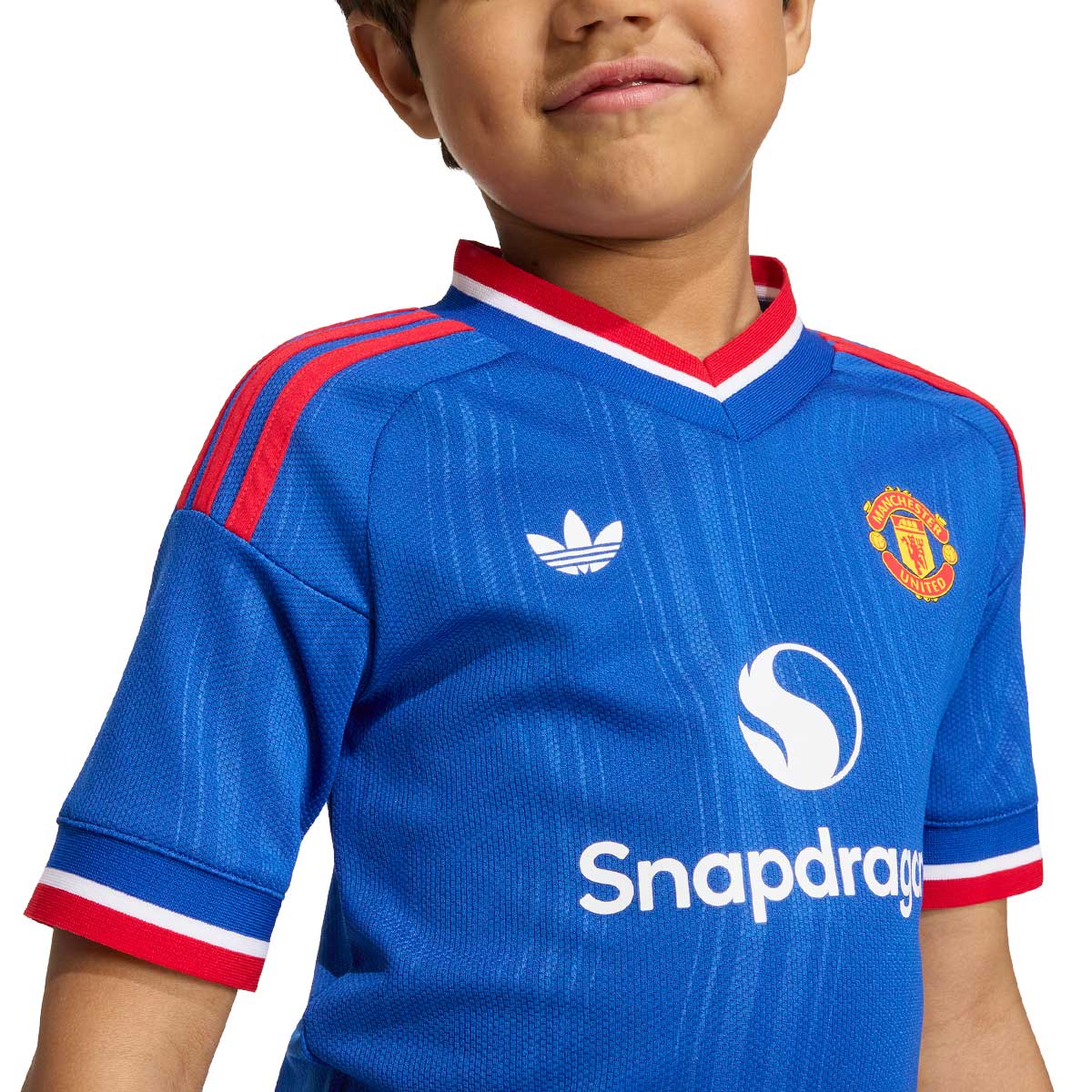 ADIDAS MANCHESTER UNITED 2026/2027 AWAY MINI JERSEY - TEAM ROYAL BLUE