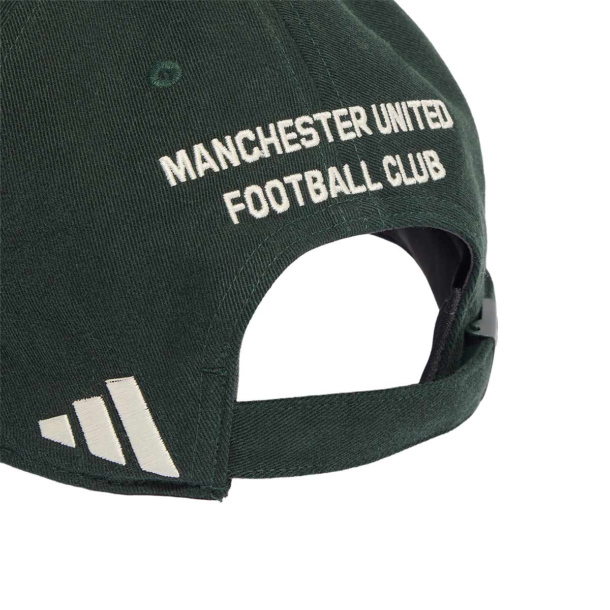 ADIDAS MANCHESTER UNITED 2026/2027 BASEBALL CAP - JUNGLE INK/IVORY