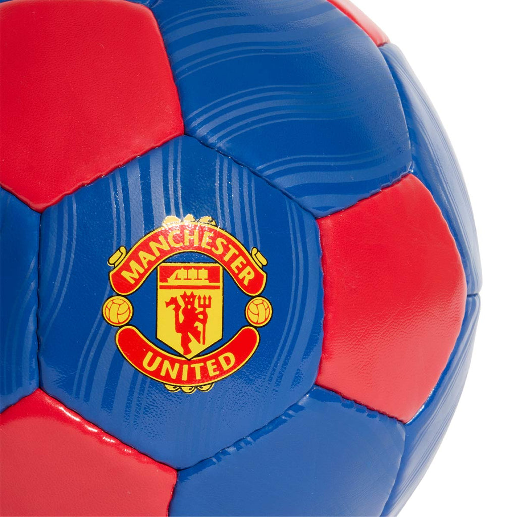ADIDAS MANCHESTER UNITED 2026/2027 AWAY CLUB BALL - MUFC RED/TEAM ROYAL BLUE