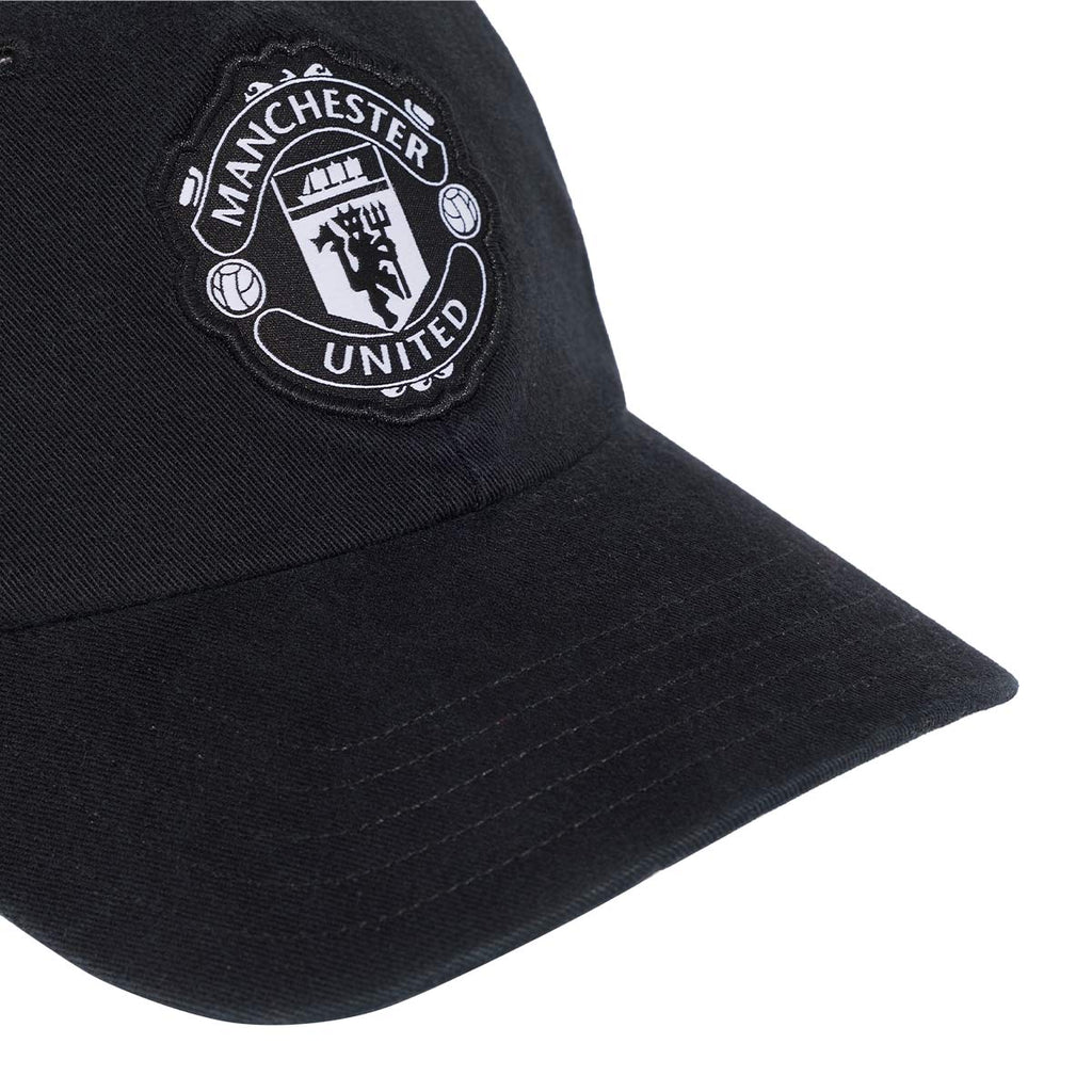 ADIDAS MANCHESTER UNITED 2026/2027 DAD CAP - BLACK/WHITE