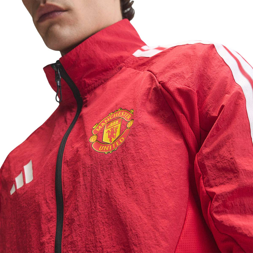 ADIDAS MANCHESTER UNITED 2026/2027 HOME ANTHEM JACKET - MUFC RED