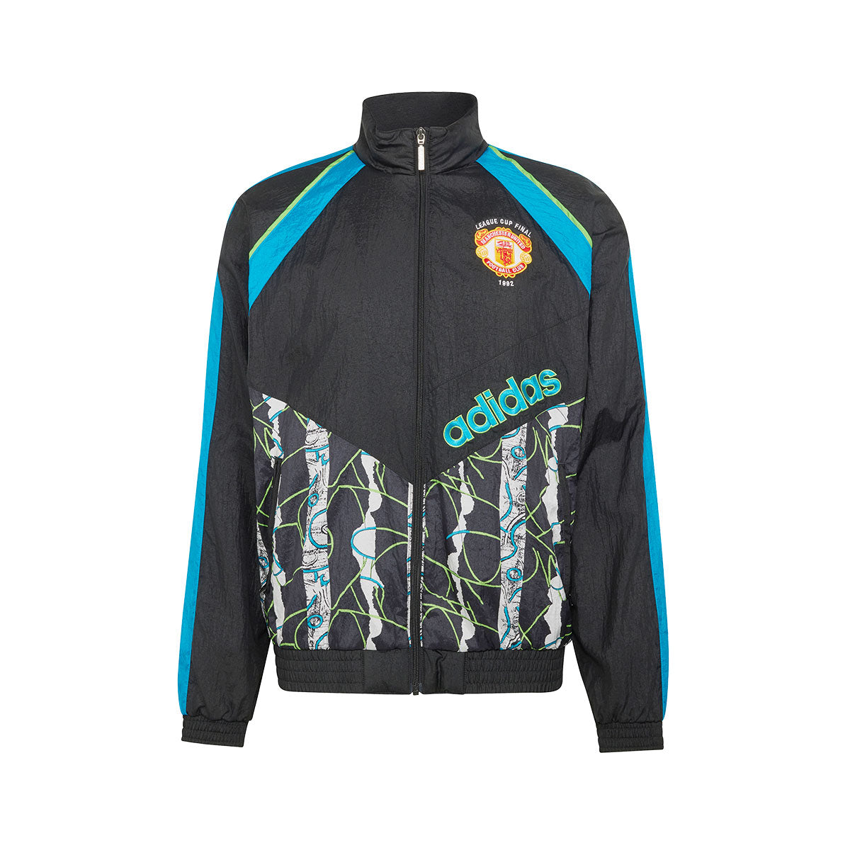 ADIDAS MANCHESTER UNITED 1990 TRACK TOP - BLACK