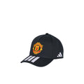 ADIDAS MANCHESTER UNITED 2026/2027 KIDS CAP - BLACK/WHITE