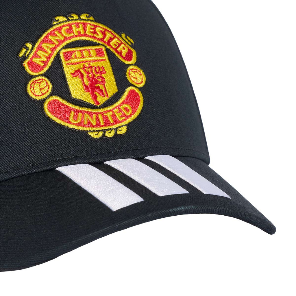 ADIDAS MANCHESTER UNITED 2026/2027 KIDS CAP - BLACK/WHITE