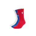 ADIDAS MANCHESTER UNITED 2026/2027 SOCKS 3 PAIRS - MUFC RED/TEAM ROYAL BLUE/WHITE