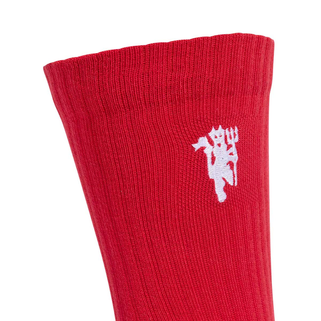 ADIDAS MANCHESTER UNITED 2026/2027 SOCKS 3 PAIRS - MUFC RED/TEAM ROYAL BLUE/WHITE