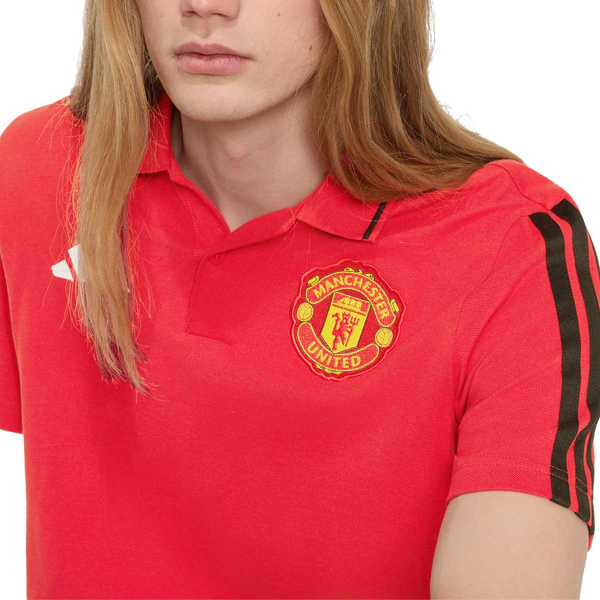 ADIDAS MANCHESTER UNITED DNA POLO - MUFC RED