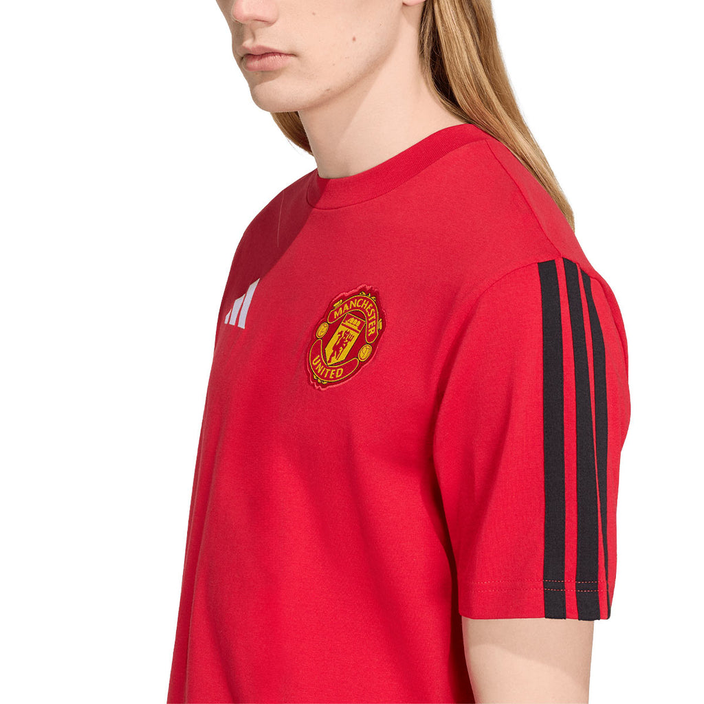 ADIDAS MANCHESTER UNITED DNA TEE - MUFC RED