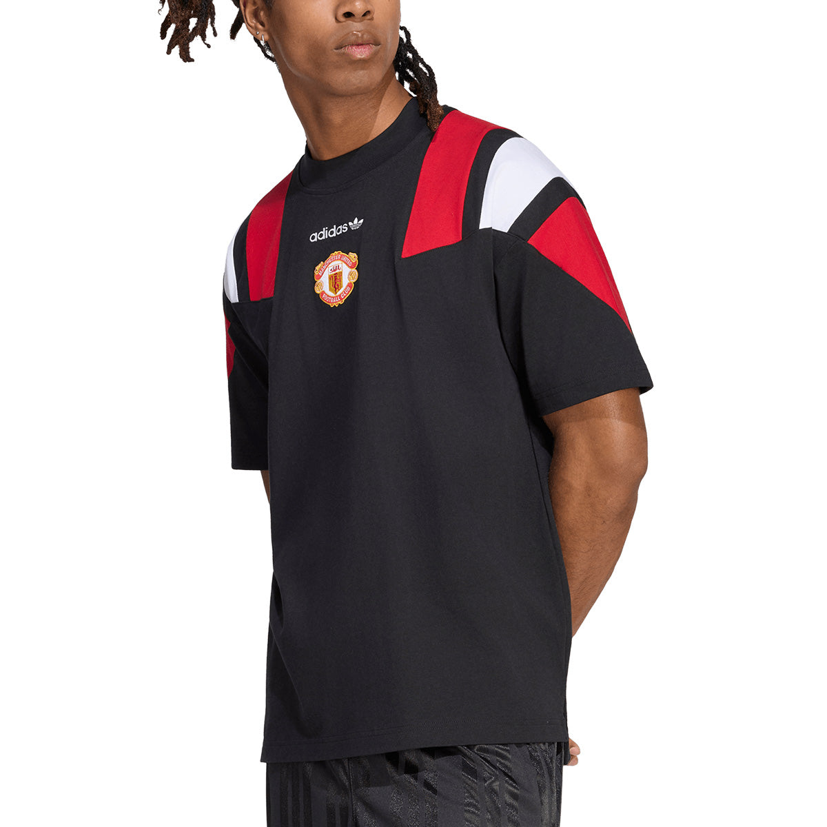 ADIDAS MANCHESTER UNITED EQT TEE - BLACK