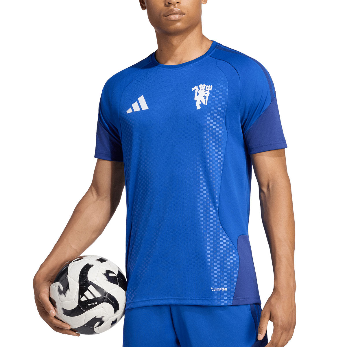 ADIDAS MANCHESTER UNITED 2026/2027 EU TRAINING JERSEY - TEAM ROYAL BLUE