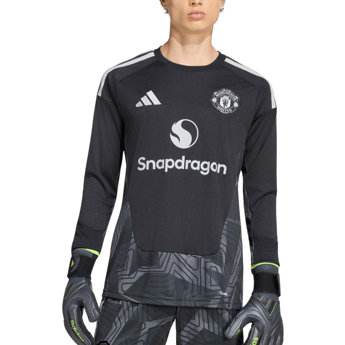 ADIDAS MANCHESTER UNITED 2026/2027 HOME GK LONG SLEEVE JERSEY - BLACK