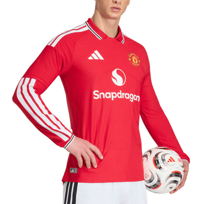ADIDAS MANCHESTER UNITED 2026/2027 HOME PLAYER LONG SLEEVE JERSEY - MUFC RED