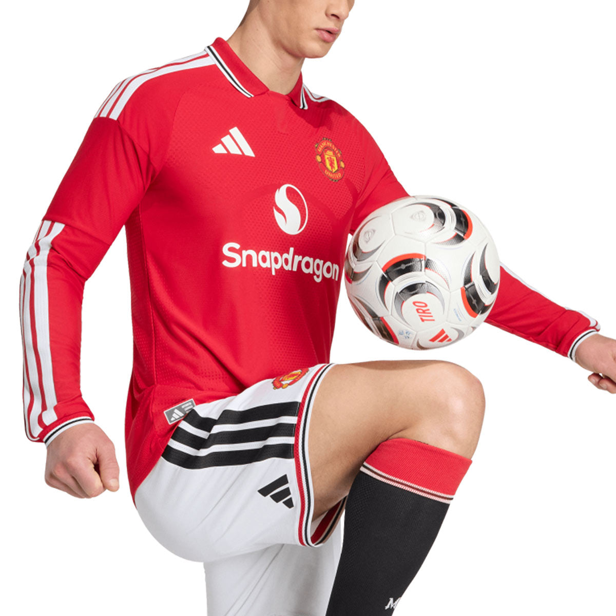 ADIDAS MANCHESTER UNITED 2026/2027 HOME PLAYER LONG SLEEVE JERSEY - MUFC RED