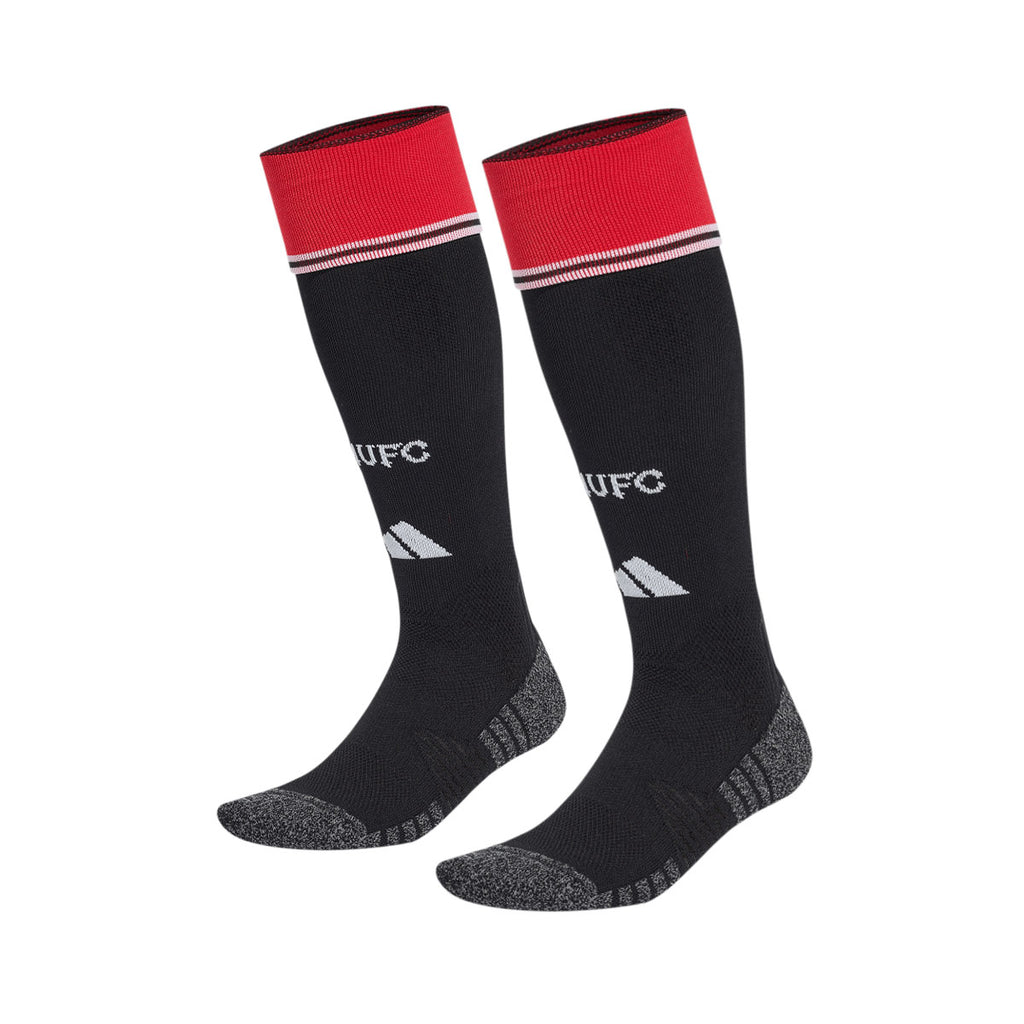 ADIDAS MANCHESTER UNITED 2026/2027 HOME SOCKS - BLACK