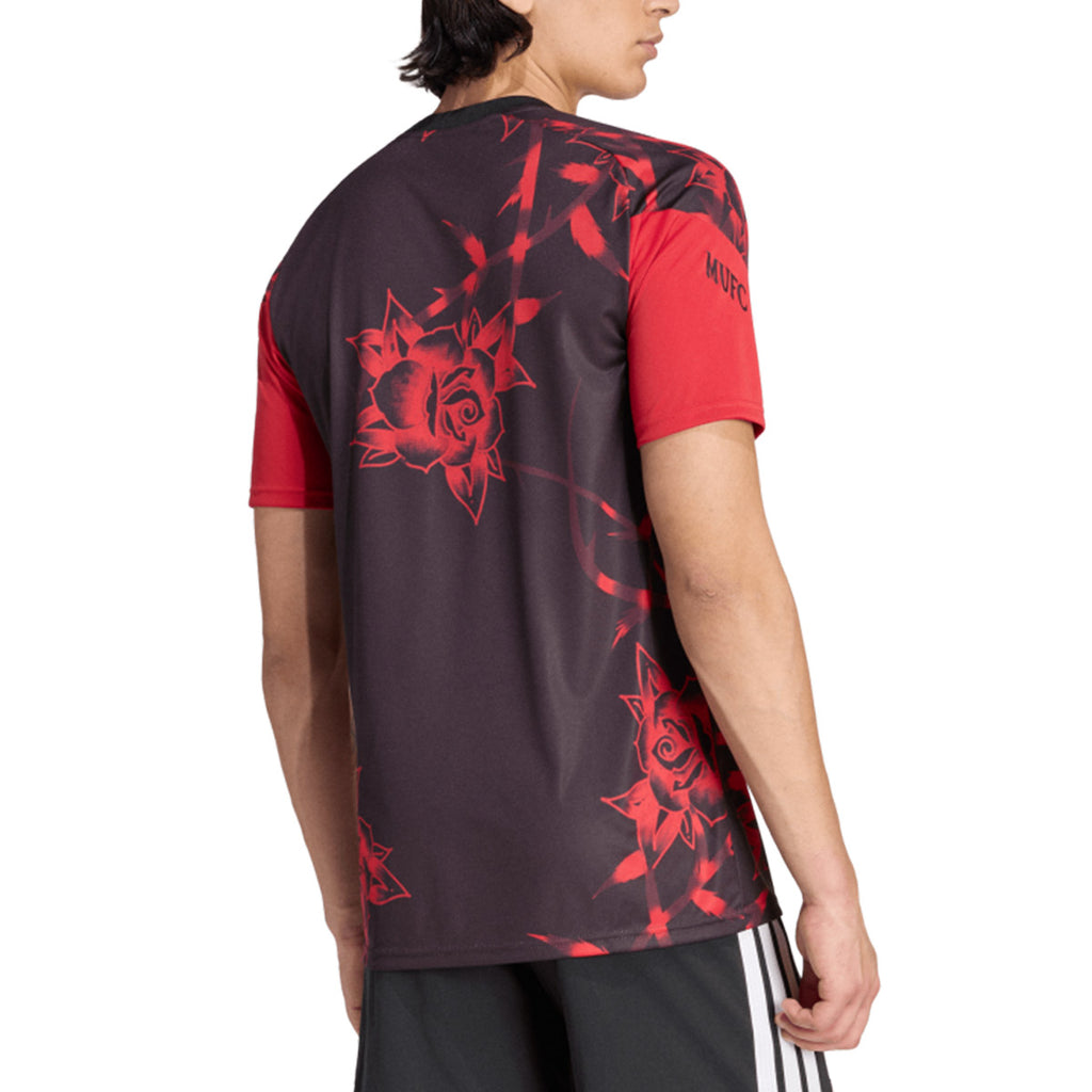 ADIDAS MANCHESTER UNITED 2026/2027 PRE SHIRT - MUFC RED/BLACK
