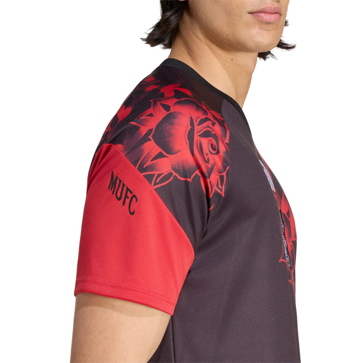 ADIDAS MANCHESTER UNITED 2026/2027 PRE SHIRT - MUFC RED/BLACK