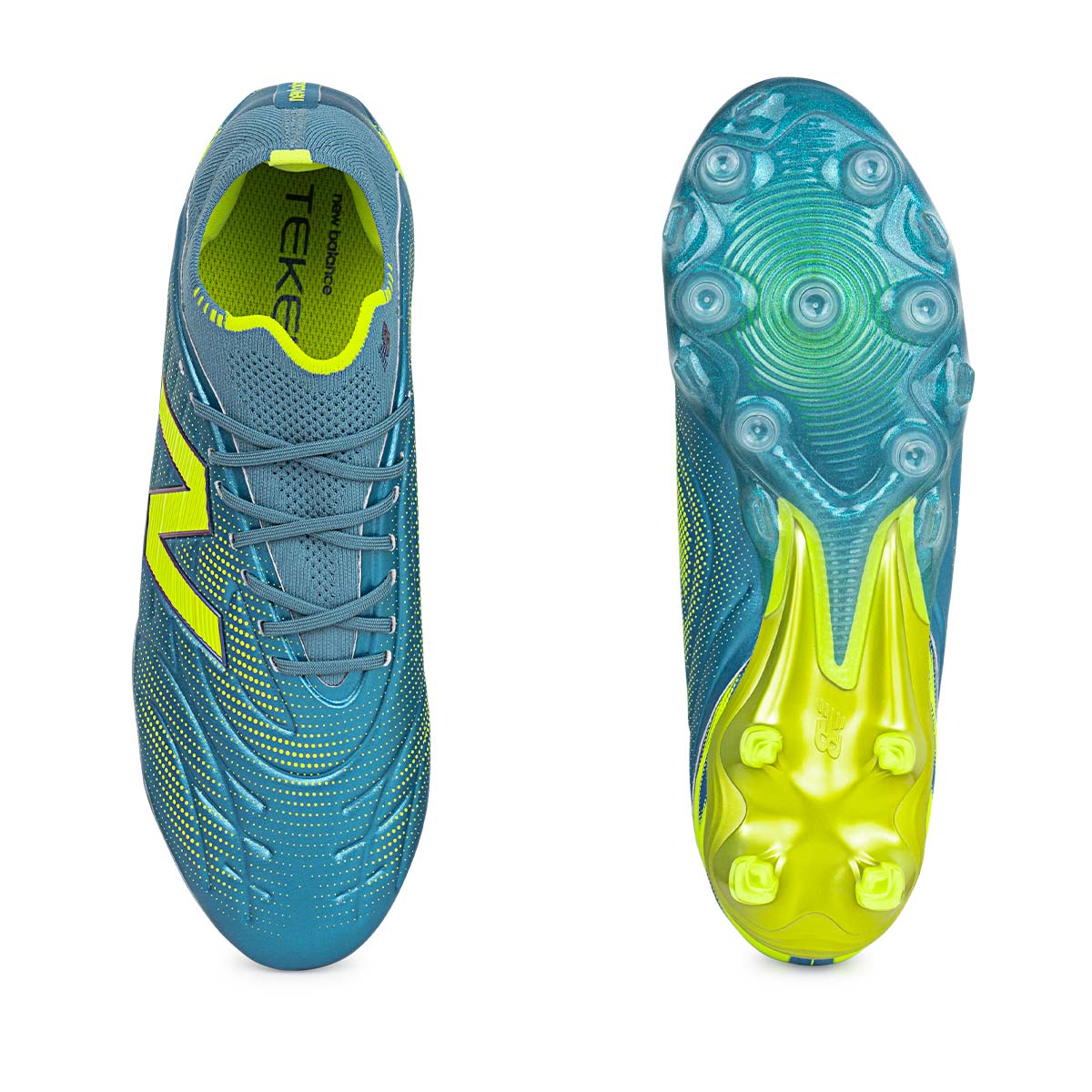 NEW BALANCE TEKELA 5 ELITE FG - METALLIC BLUE/ALKALINE GREEN