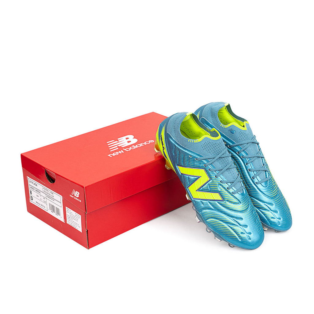 NEW BALANCE TEKELA 5 ELITE FG - METALLIC BLUE/ALKALINE GREEN