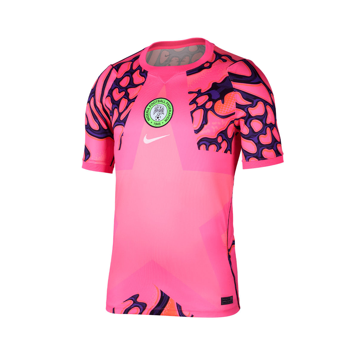 NIKE NIGERIA 2026 GOALKEEPER REPLICA JERSEY - HYPER PINK/BLACK/WHITE