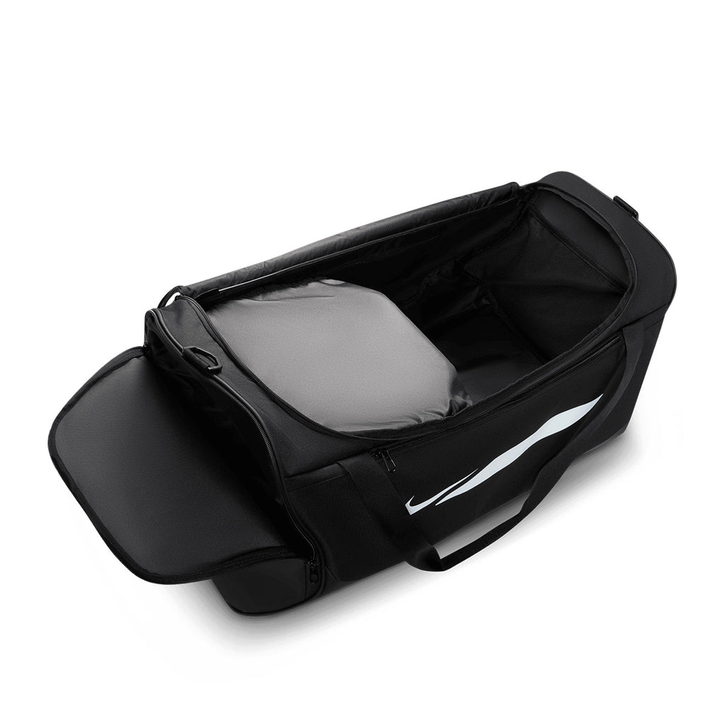 NIKE ACADEMY TEAM DUFFLE BAG (L,95L) - BLACK/BLACK/WHITE
