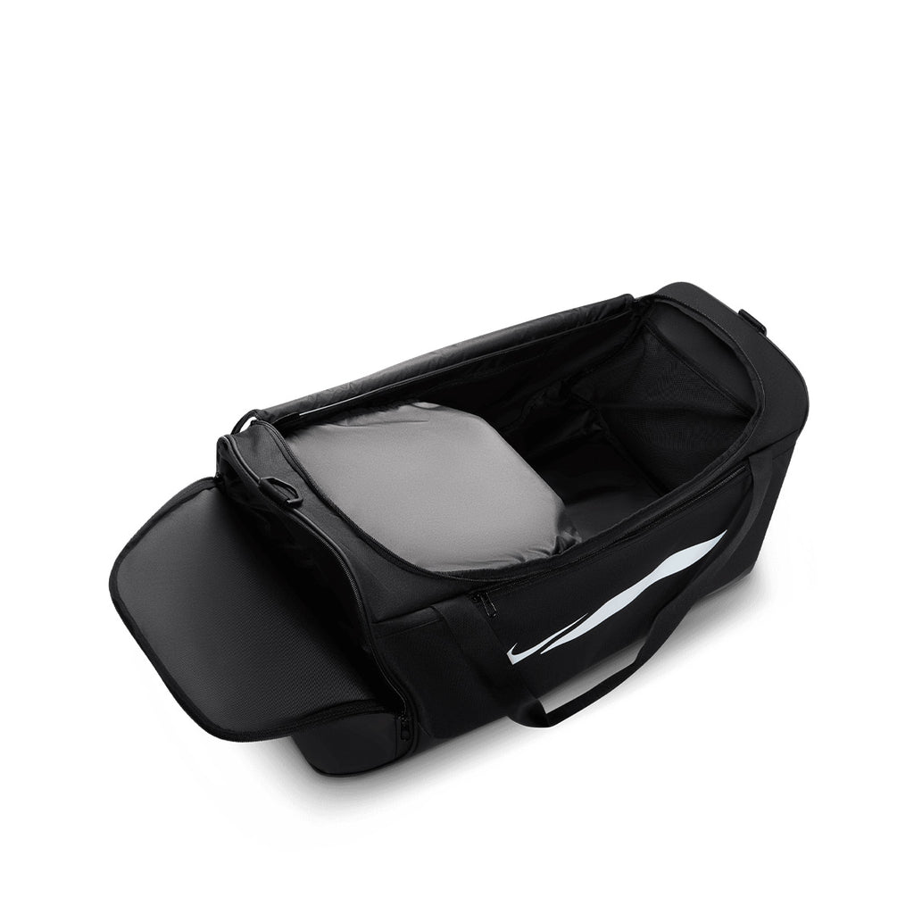 NIKE ACADEMY TEAM DUFFLE BAG (M,60L) - BLACK/BLACK/WHITE