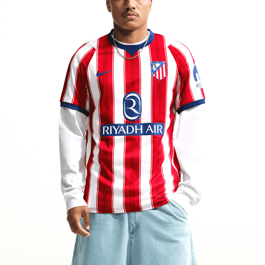 NIKE ATLETICO MADRID 2026/2027 HOME REPLICA JERSEY - WHITE/UNIVERSITY RED/DEEP ROYAL BLUE