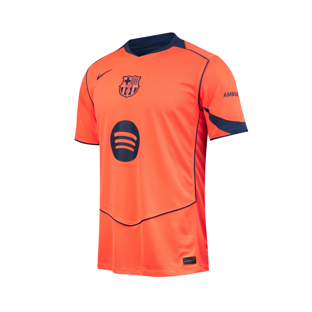 NIKE BARCELONA 2025/2026 THIRD REPLICA JERSEY - BRIGHT MANGO/MIDNIGHT NAVY/MIDNIGHT NAVY