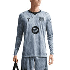 NIKE BARCELONA 2026/2027 AWAY GOALKEEPER REPLICA LONG SLEEVE JERSEY - WOLF GREY/WOLF GREY/BLACK/BLACK