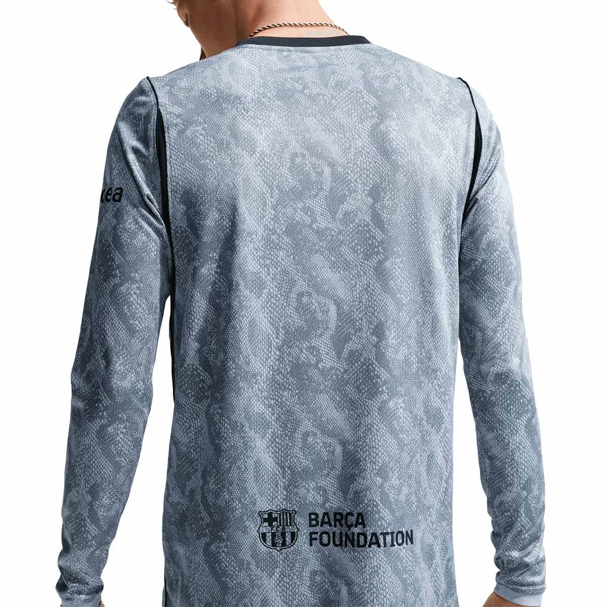 NIKE BARCELONA 2026/2027 AWAY GOALKEEPER REPLICA LONG SLEEVE JERSEY - WOLF GREY/WOLF GREY/BLACK/BLACK