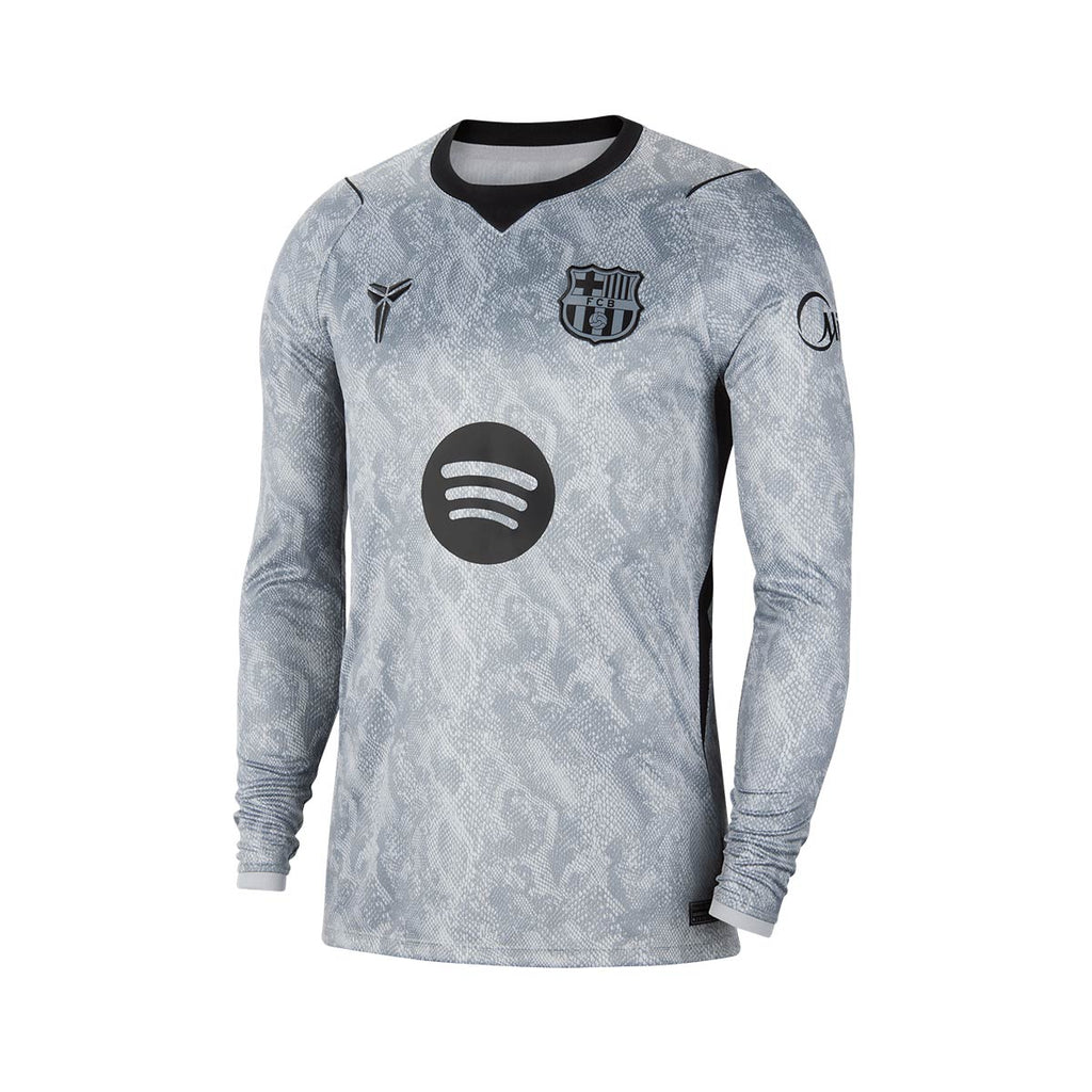 NIKE BARCELONA 2026/2027 AWAY GOALKEEPER REPLICA LONG SLEEVE JERSEY - WOLF GREY/WOLF GREY/BLACK/BLACK