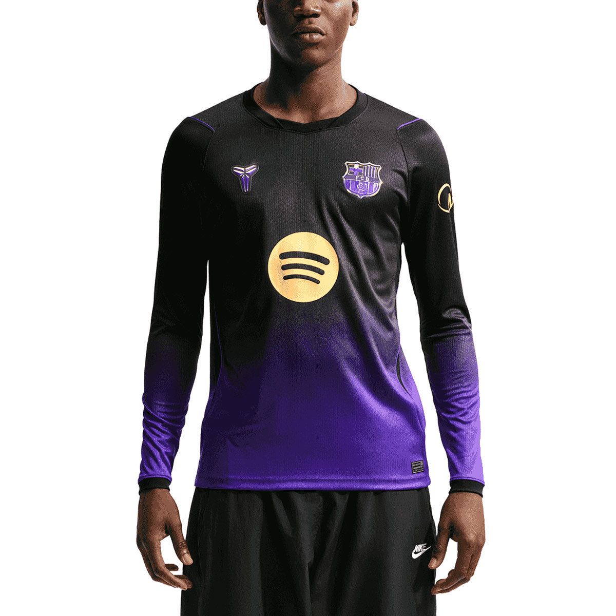 NIKE BARCELONA 2026/2027 AWAY REPLICA LONG SLEEVE JERSEY - FIELD PURPLE/FIELD PURPLE/METALLIC GOLD
