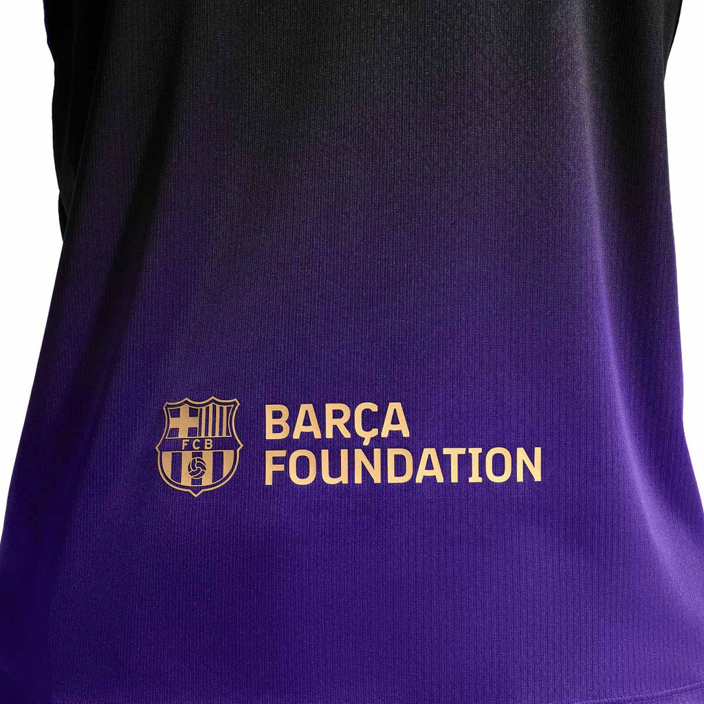 NIKE BARCELONA 2026/2027 AWAY REPLICA LONG SLEEVE JERSEY - FIELD PURPLE/FIELD PURPLE/METALLIC GOLD