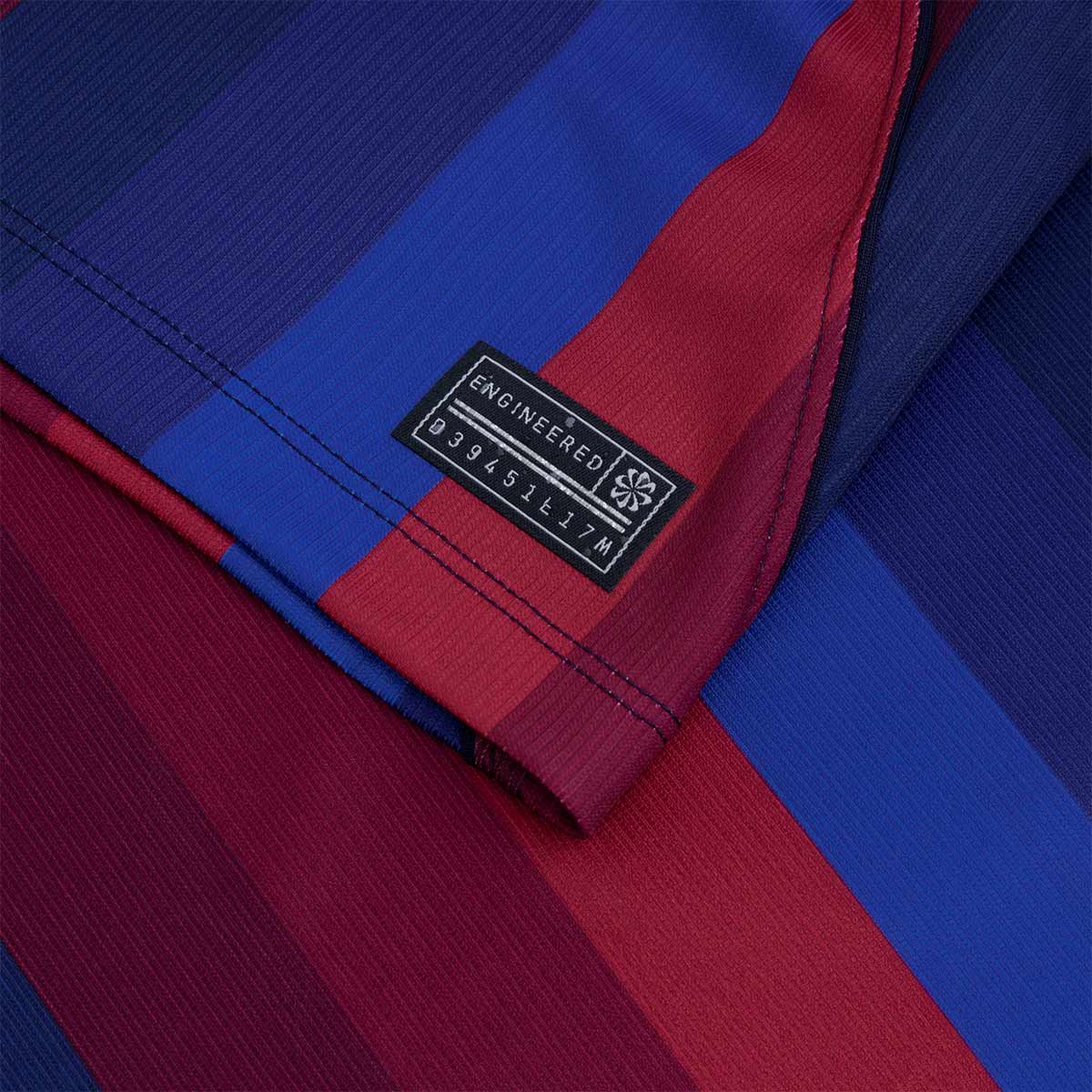NIKE BARCELONA 2026/2027 HOME KIDS JERSEY - DEEP GARNET/BLUE VOID/MINERAL YELLOW